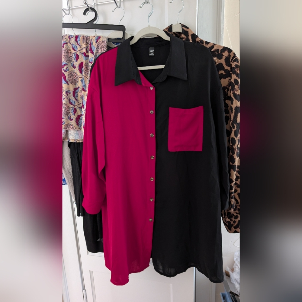 Colorblock Blouse